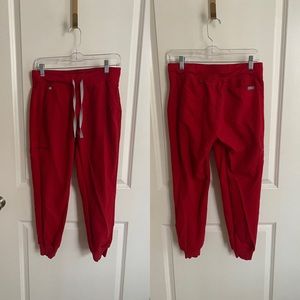 Winning Red Joggers